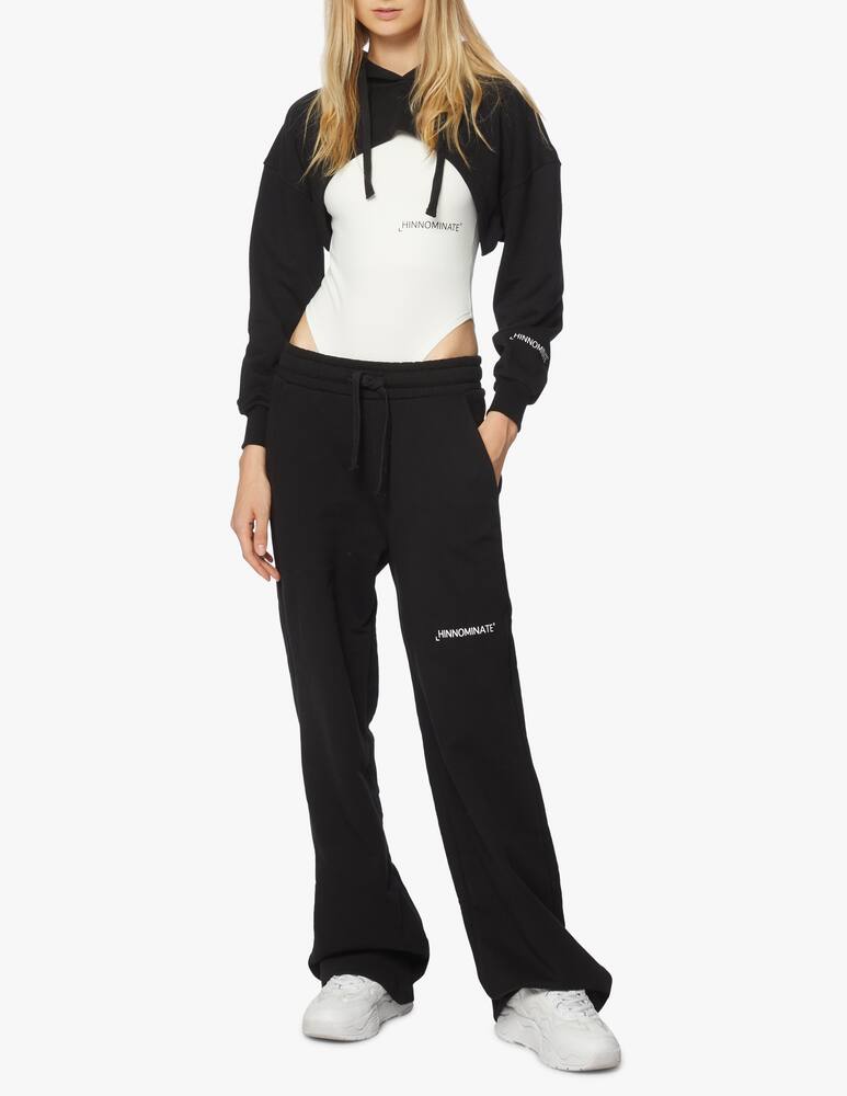 rinascente HINNOMINATE Cotton cropped hoodie