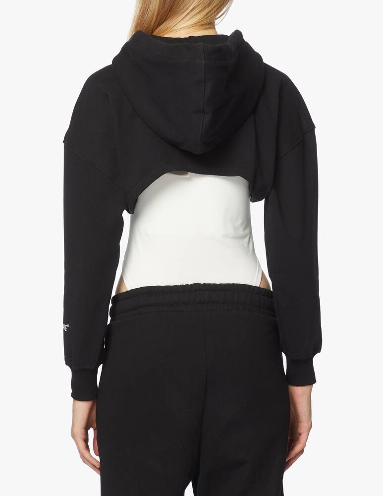 rinascente HINNOMINATE Cotton cropped hoodie