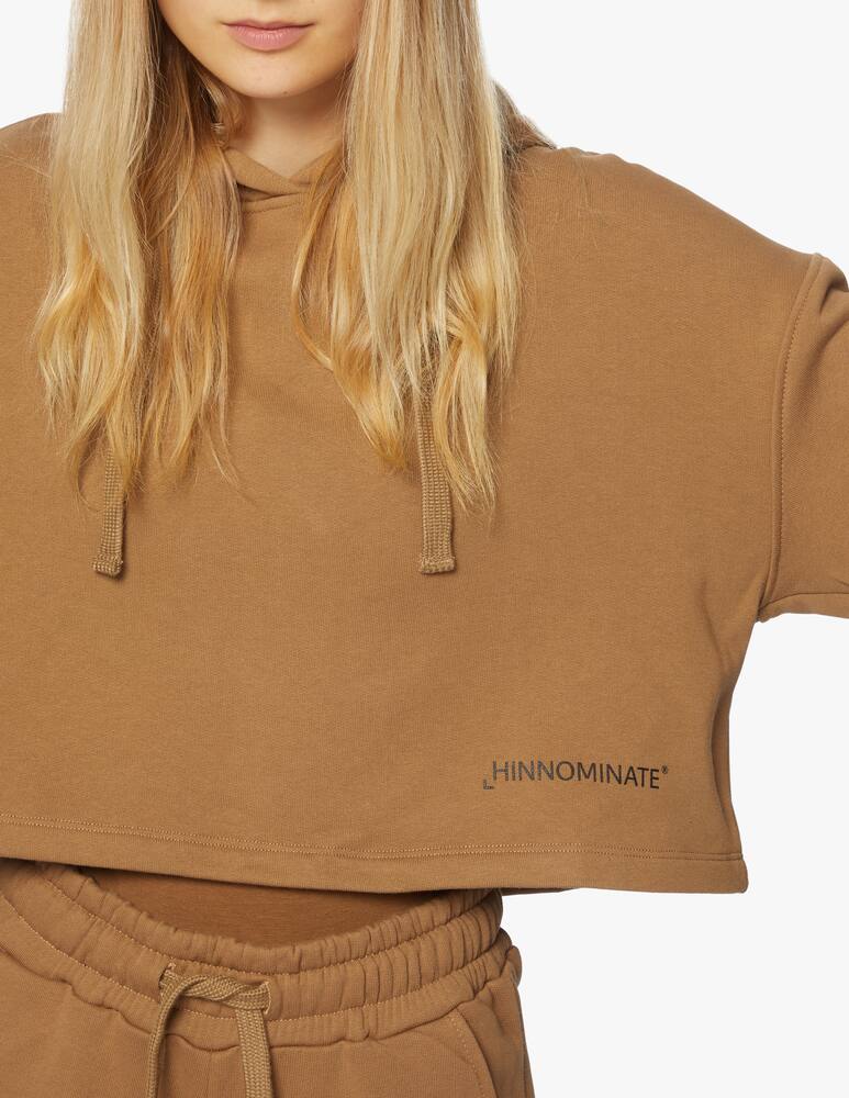 rinascente HINNOMINATE Cotton cropped hoodie