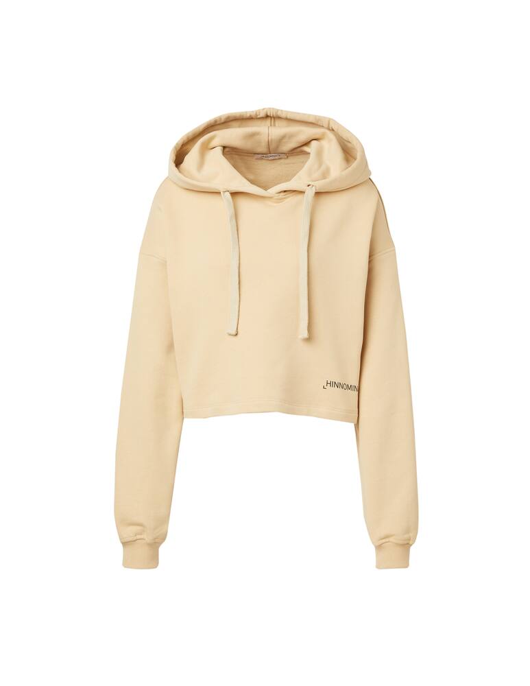HINNOMINATE Felpa con cappuccio crop in cotone - immagine 1 HINNOMINATE Felpa con cappuccio crop in cotone - immagine 1