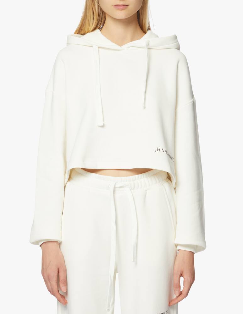 rinascente HINNOMINATE Cotton cropped hoodie