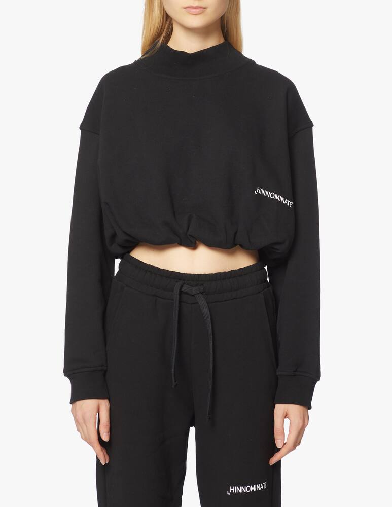 rinascente HINNOMINATE Cropped cotton hoodie