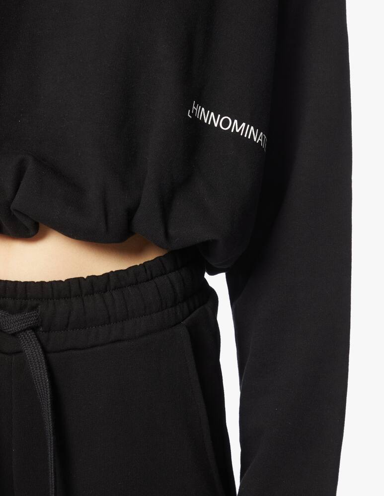 rinascente HINNOMINATE Cropped cotton hoodie