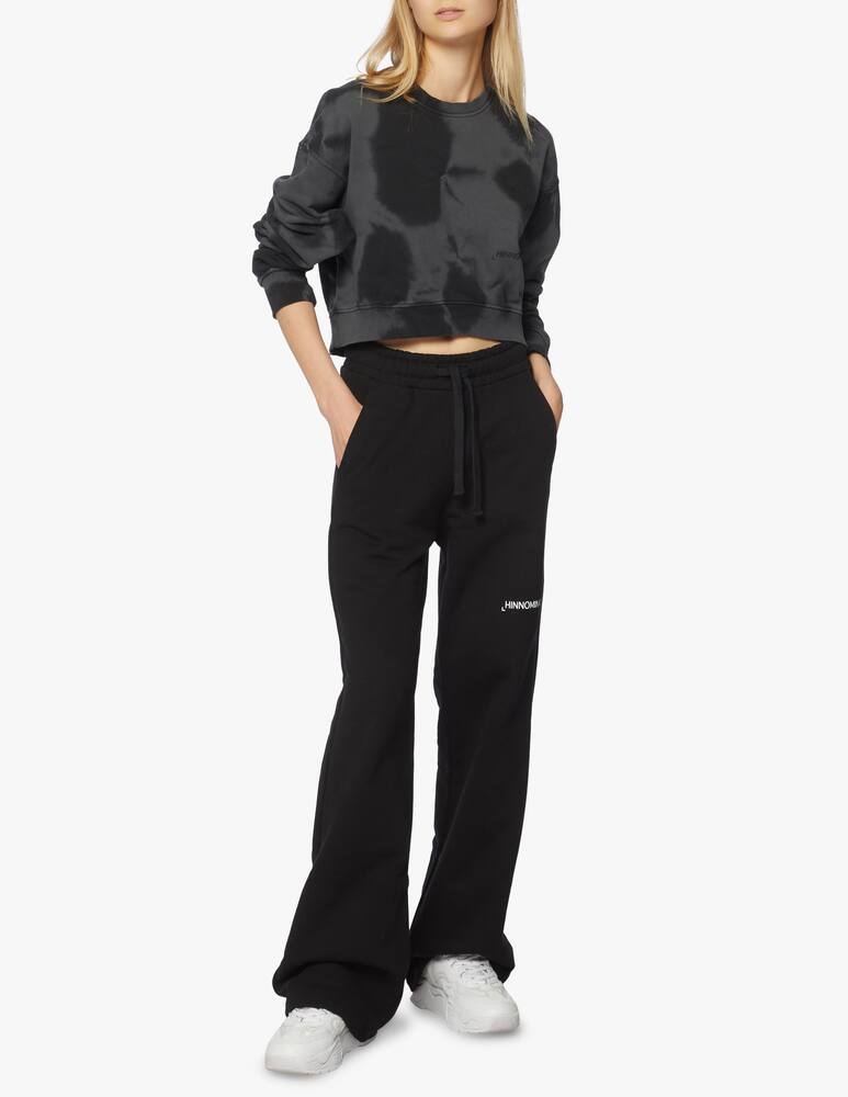 rinascente HINNOMINATE Cropped sweatshirt with tie-dye print