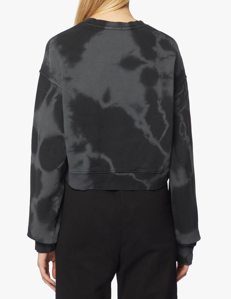 rinascente HINNOMINATE Cropped sweatshirt with tie-dye print