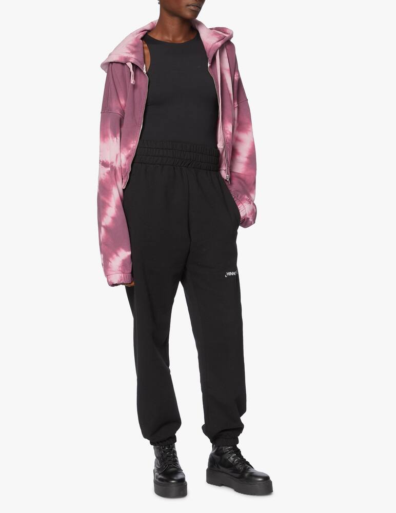 rinascente HINNOMINATE Cropped hoodie with tie-dye print
