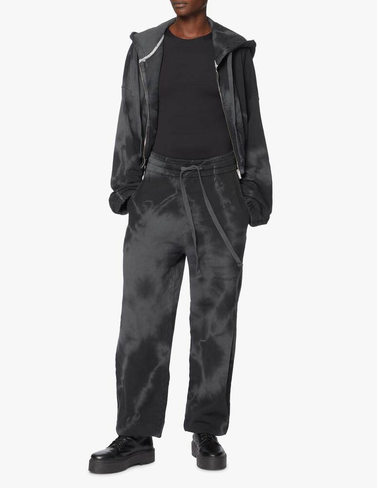 rinascente HINNOMINATE Felpa crop con cappuccio e stampa tie-dye