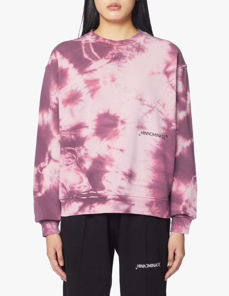 rinascente HINNOMINATE Felpa in cotone con stampa tie-dye