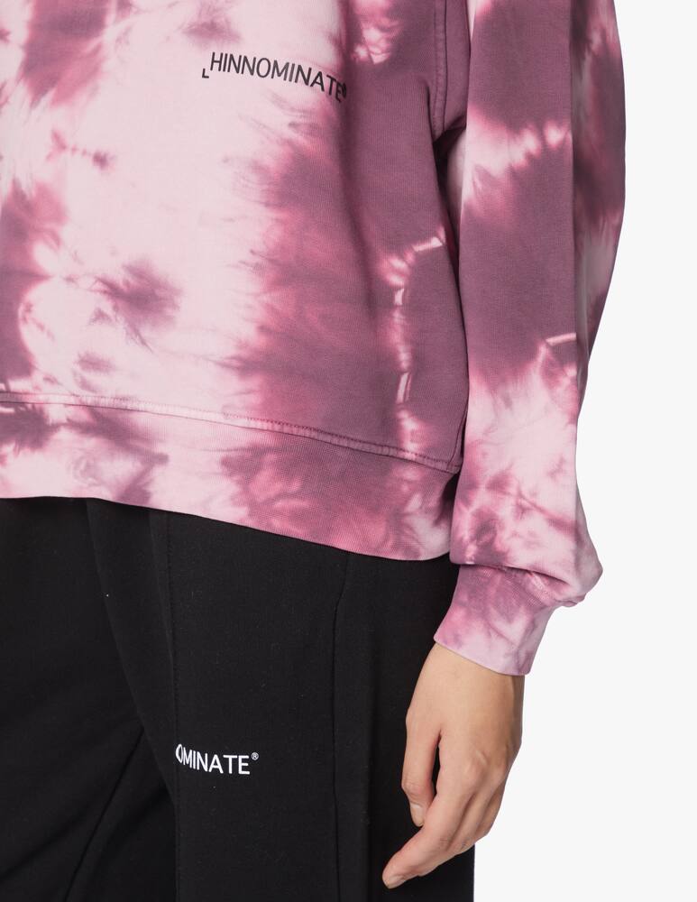 rinascente HINNOMINATE Felpa in cotone con stampa tie-dye