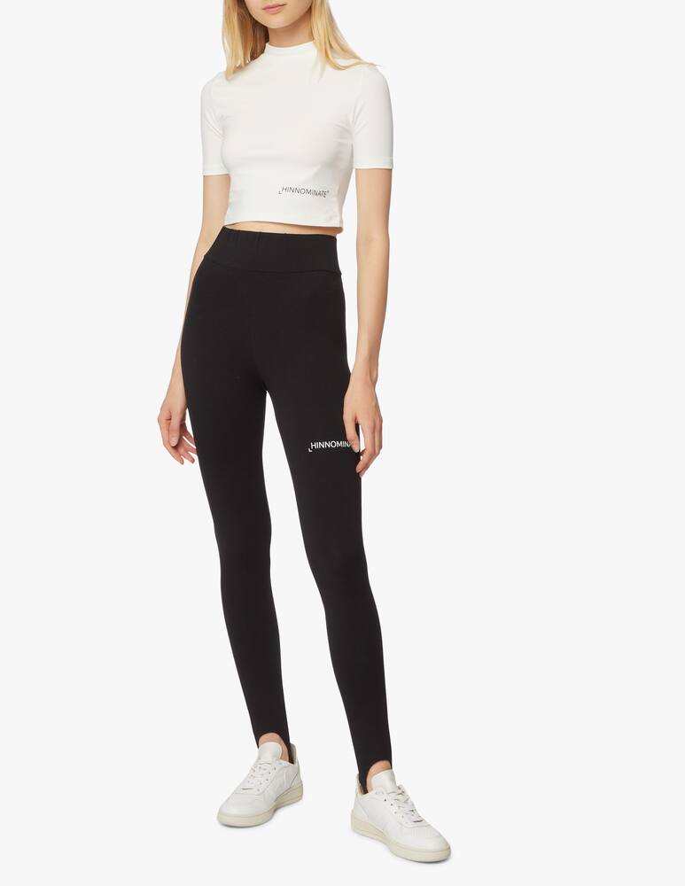 rinascente HINNOMINATE Top a collo alto in misto cotone