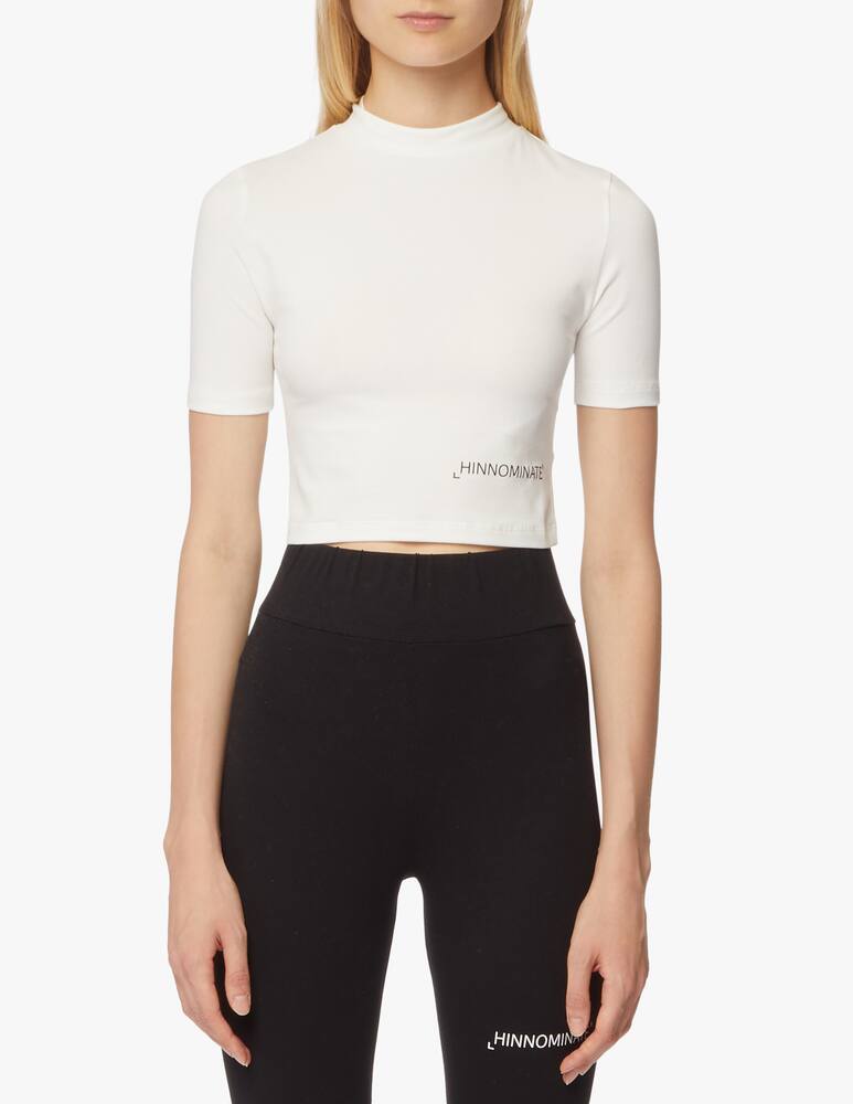 rinascente HINNOMINATE Top a collo alto in misto cotone