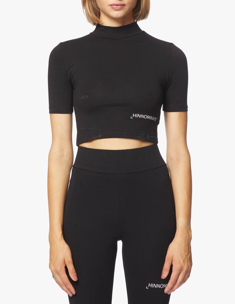 rinascente HINNOMINATE Top a collo alto in misto cotone