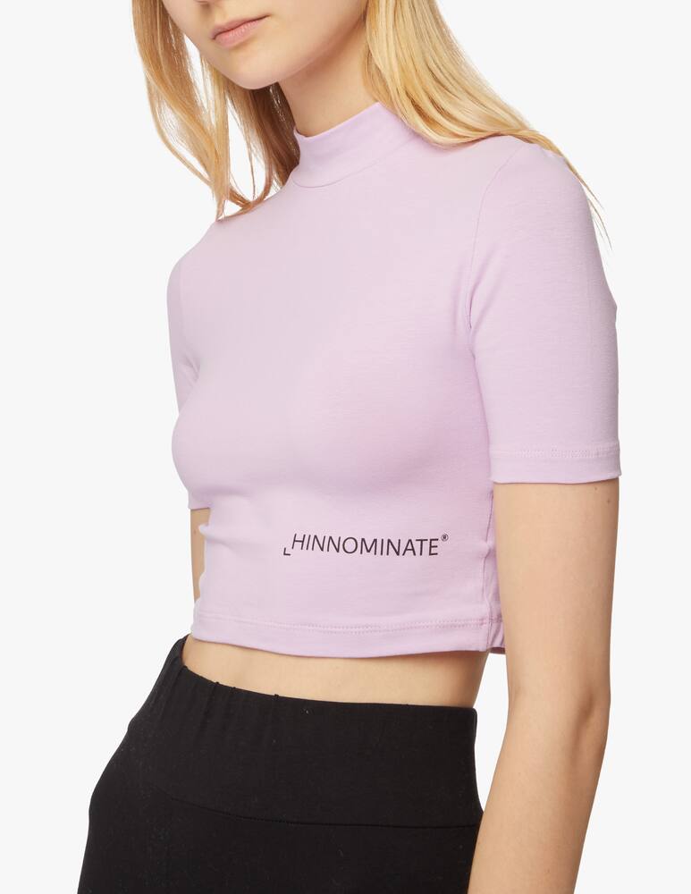 rinascente HINNOMINATE Top a collo alto in misto cotone