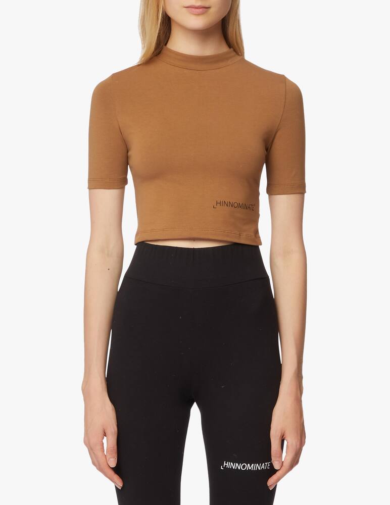 rinascente HINNOMINATE Top a collo alto in misto cotone