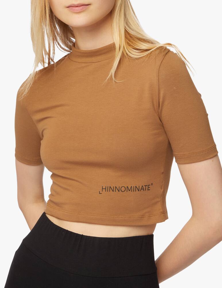 rinascente HINNOMINATE Top a collo alto in misto cotone