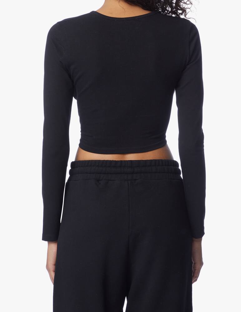 rinascente HINNOMINATE Top in misto cotone a manica lunga