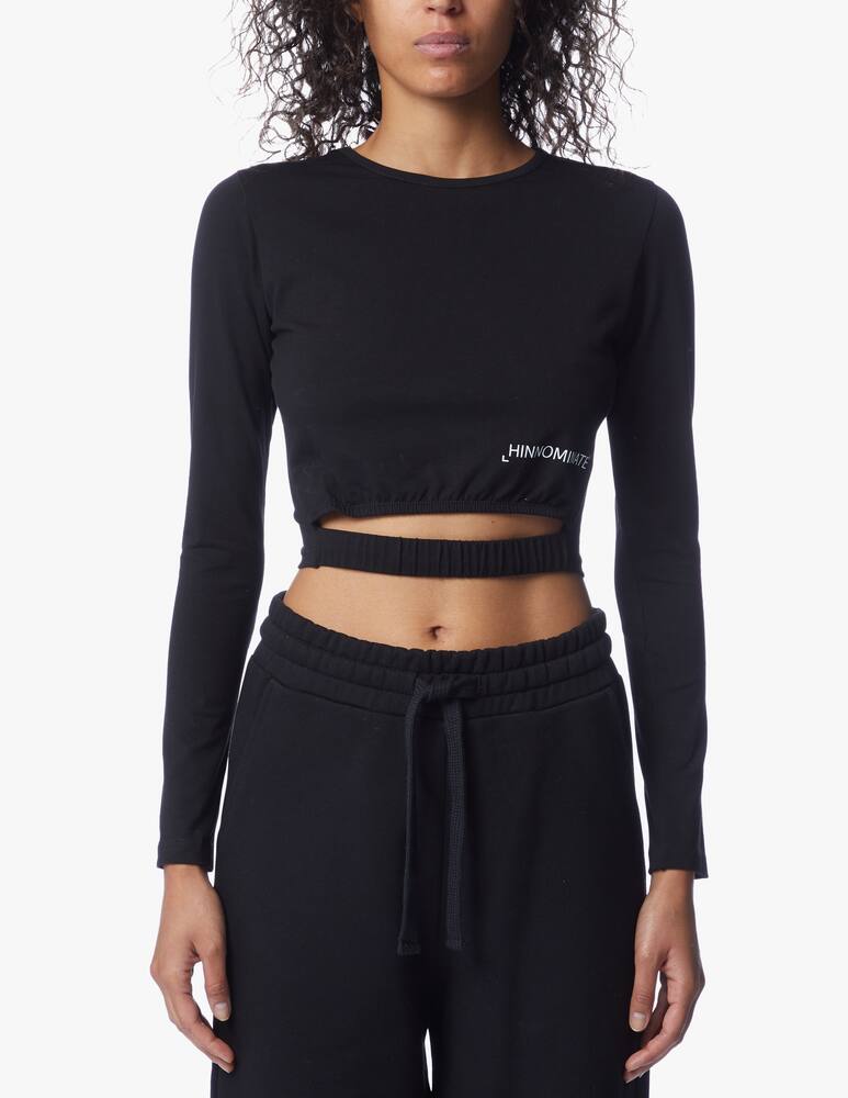 rinascente HINNOMINATE Top in misto cotone a manica lunga