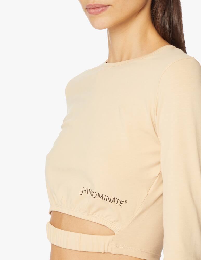 rinascente HINNOMINATE Top in misto cotone a manica lunga