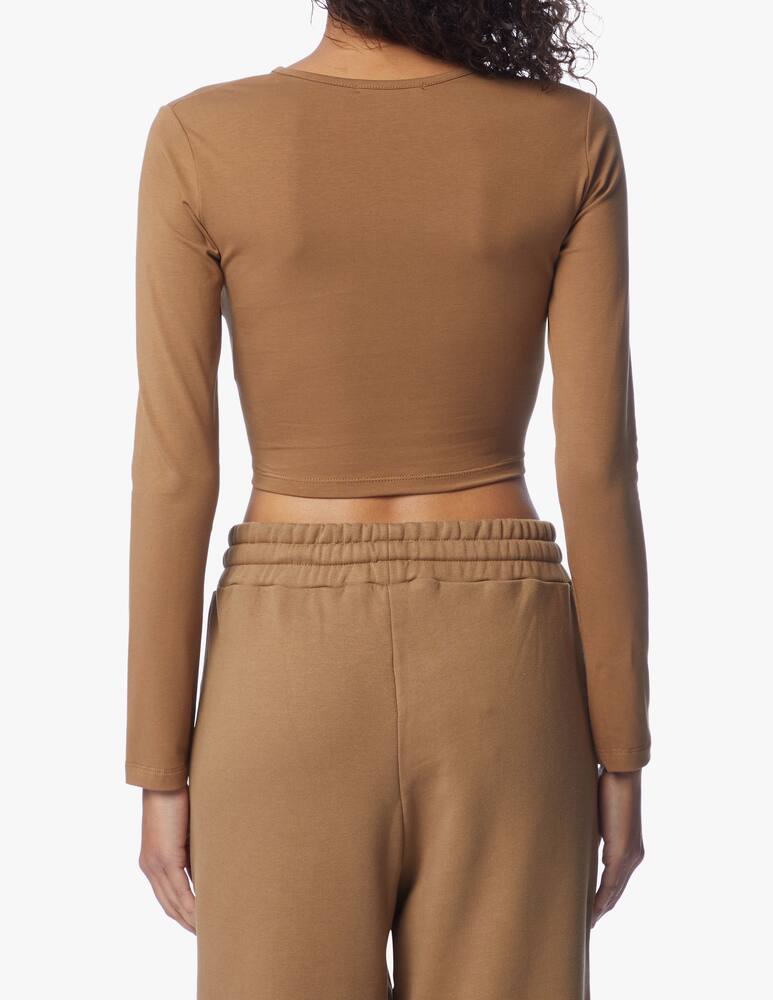 rinascente HINNOMINATE Top in misto cotone a manica lunga