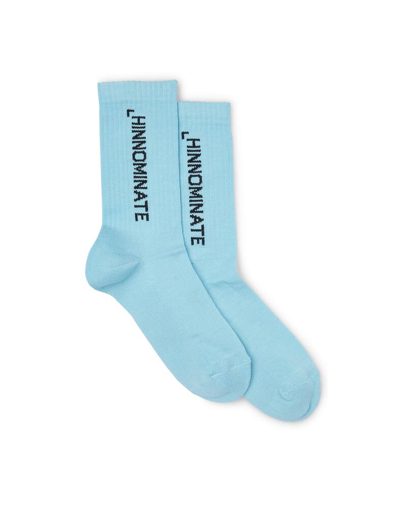 rinascente HINNOMINATE Calze con logo - azzurro