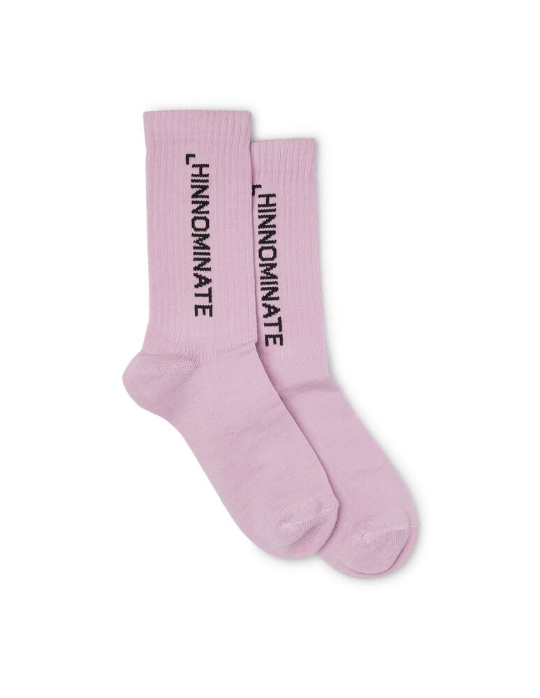 rinascente HINNOMINATE Socks with logo - violet