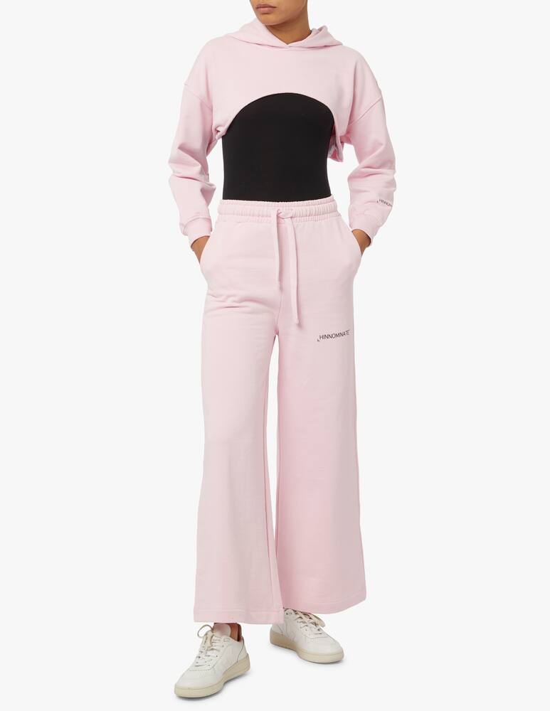 rinascente HINNOMINATE Felpa con cappuccio in cotone - rosa