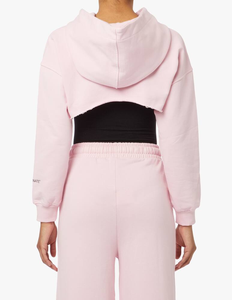 rinascente HINNOMINATE Felpa con cappuccio in cotone - rosa