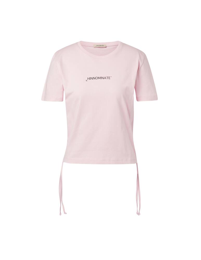 rinascente HINNOMINATE T-shirt in cotone con stampa - rosa