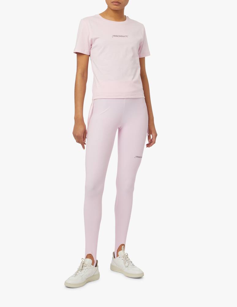rinascente HINNOMINATE T-shirt in cotone con stampa - rosa