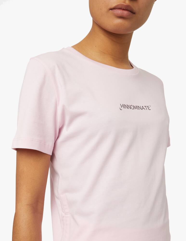 rinascente HINNOMINATE T-shirt in cotone con stampa - rosa