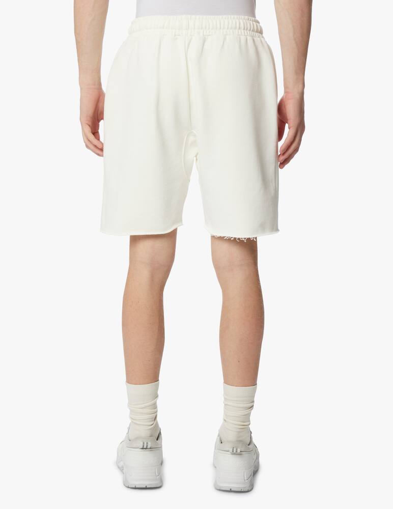 rinascente HINNOMINATE Raw cut sweatshorts - white