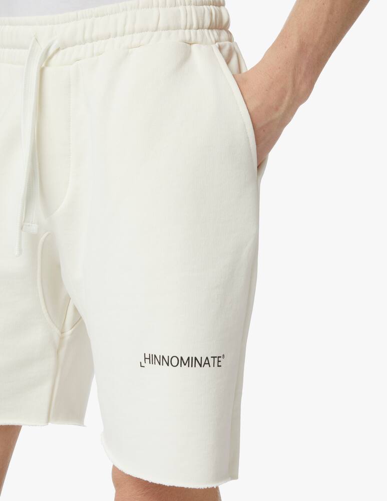 rinascente HINNOMINATE Raw cut sweatshorts - white