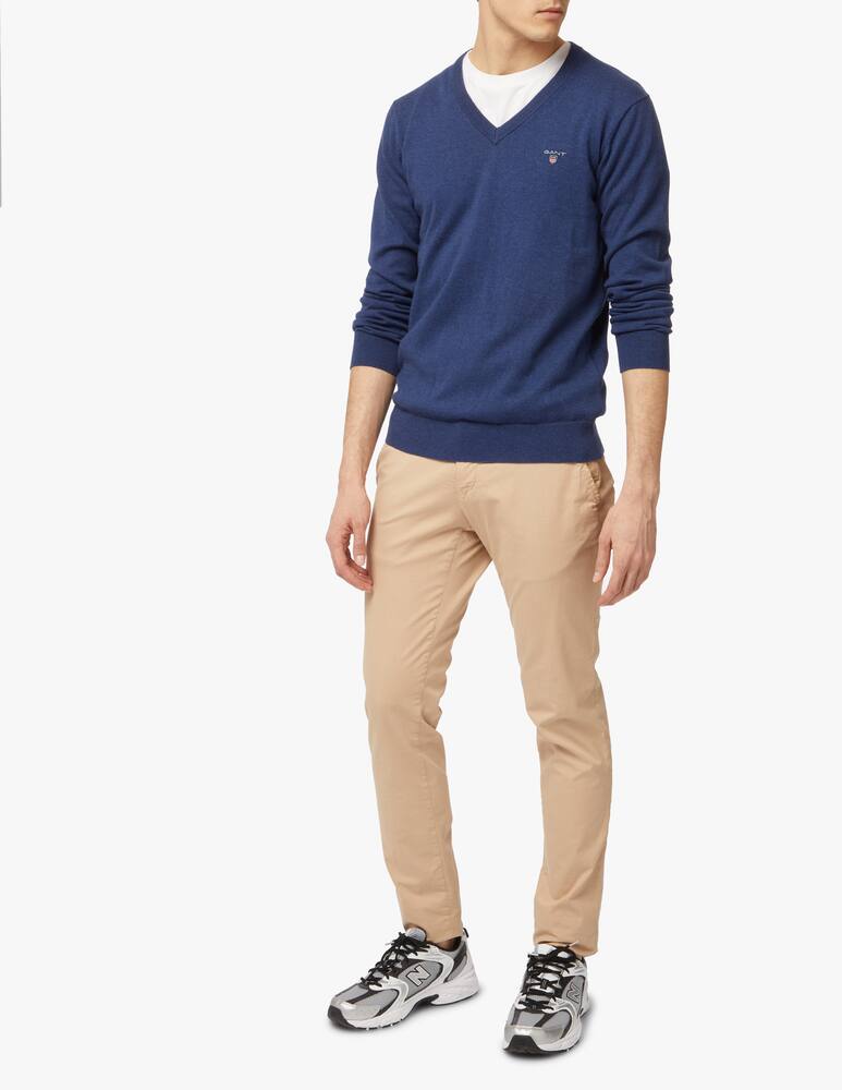 rinascente Gant Maglia scollo a v in lana e cotone