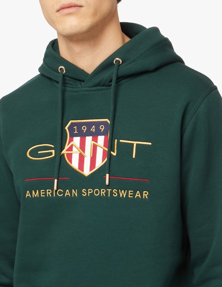 rinascente Gant American logo hoodie