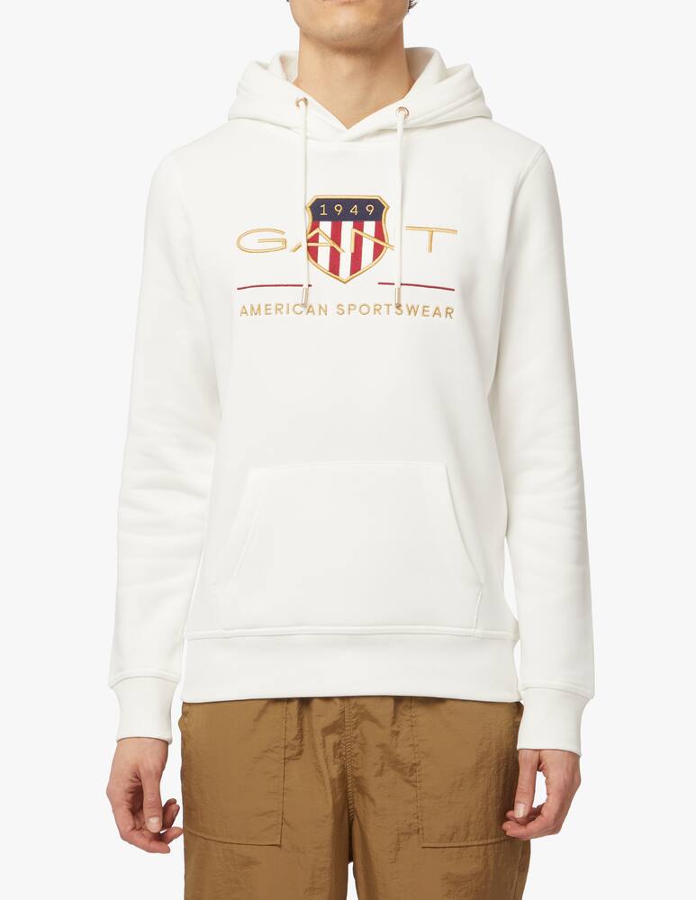 rinascente Gant Felpa con cappuccio logo american