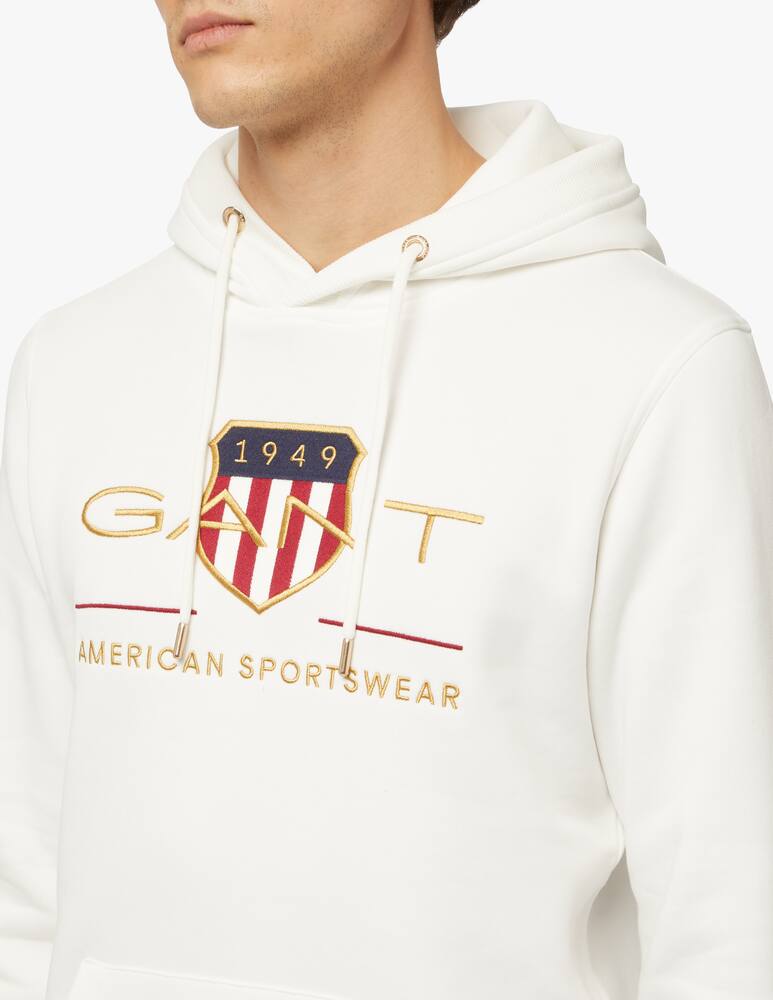 rinascente Gant Felpa con cappuccio logo american