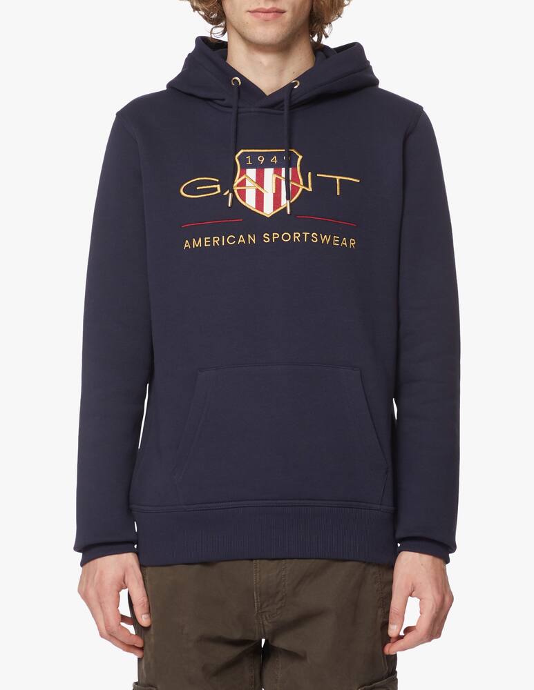 rinascente Gant American logo hoodie