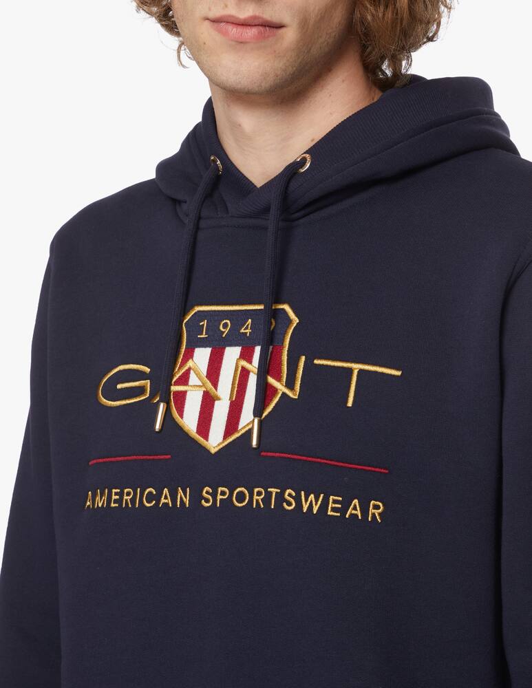 rinascente Gant American logo hoodie