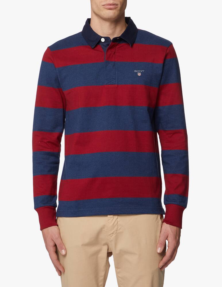 rinascente Gant Long sleeve cotton polo shirt