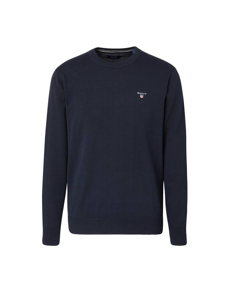 rinascente Gant Maglia girocollo cotone rasato - blu