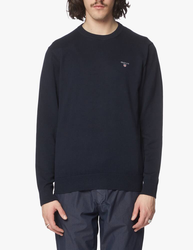 rinascente Gant Maglia girocollo cotone rasato - blu