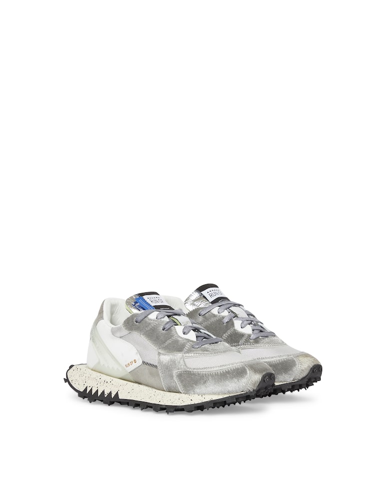 rinascente Run Of Sneaker in pelle Alluminio