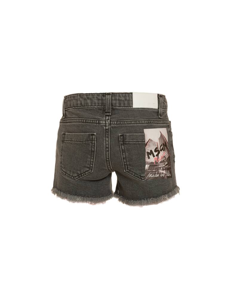 MSGM Denim shorts - picture 2 MSGM Denim shorts - picture 2