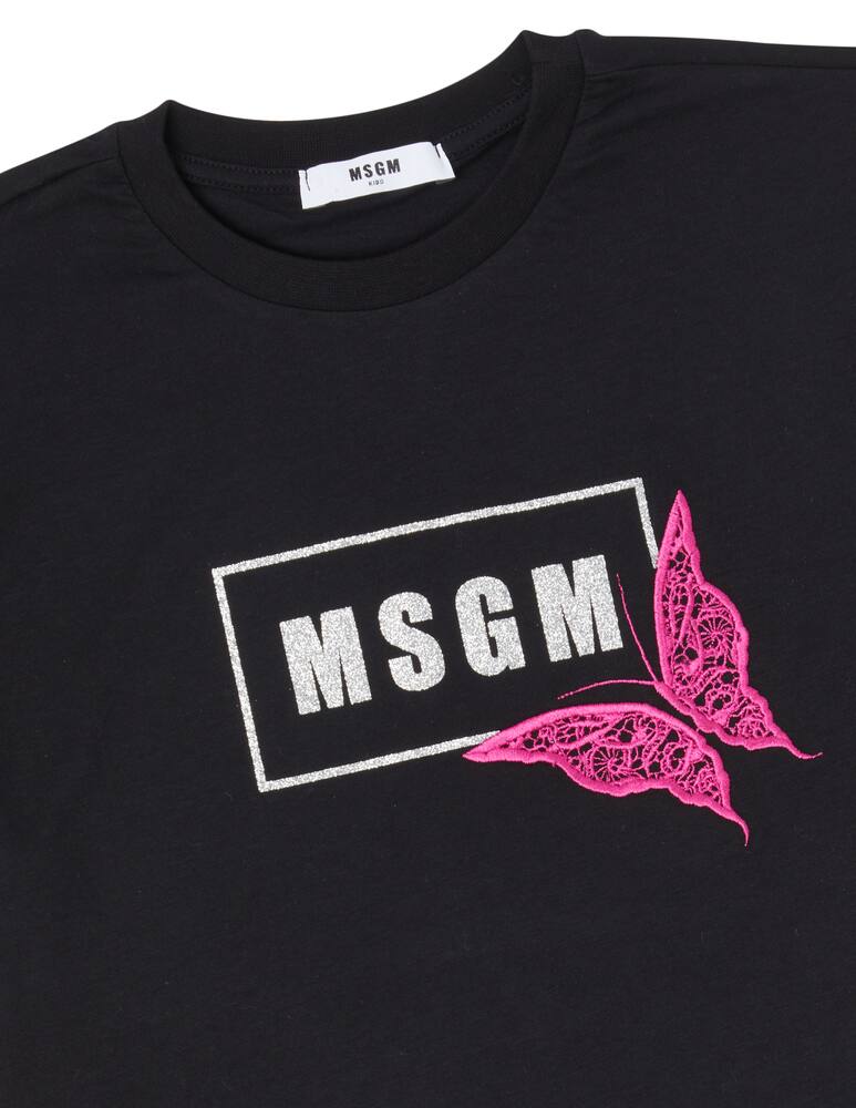 rinascente MSGM Cotton cropped t-shirt
