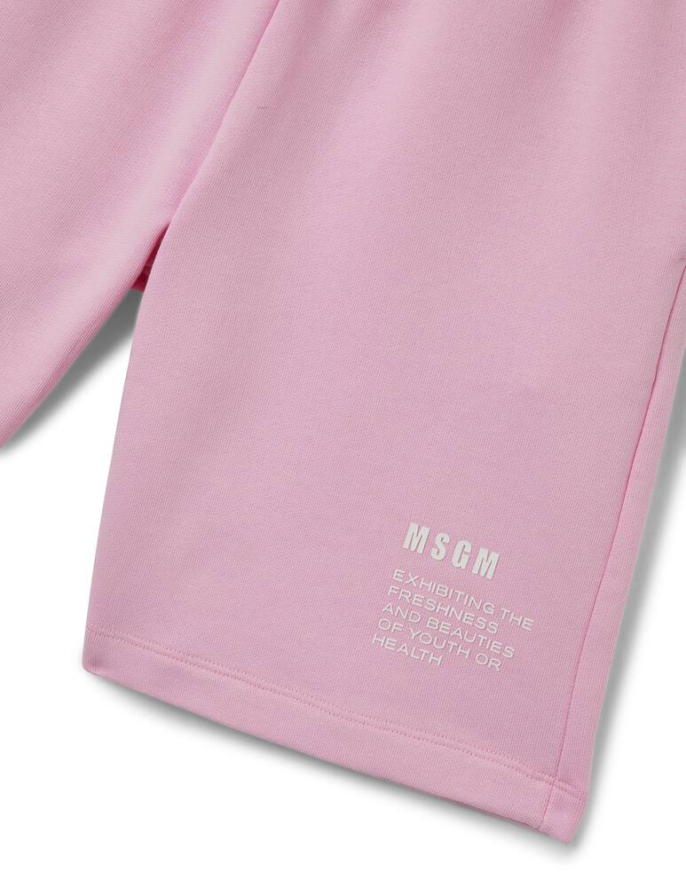 rinascente MSGM Pantaloni corti fleece - Rosa