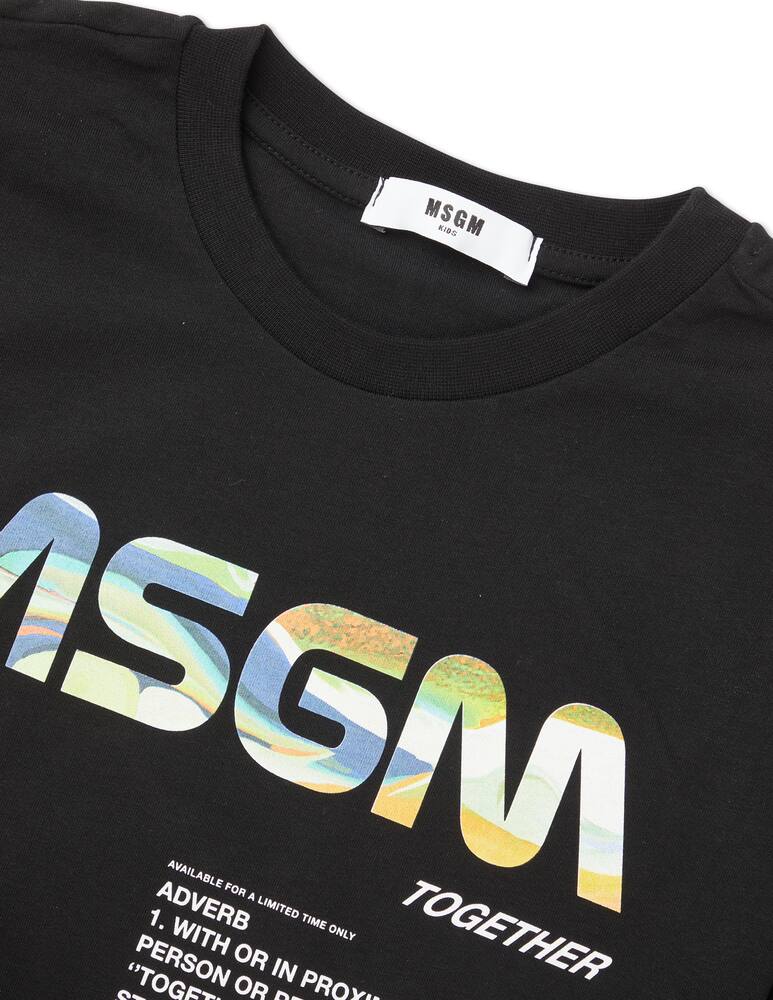 rinascente MSGM Maglietta manica corta in jersey - Nero