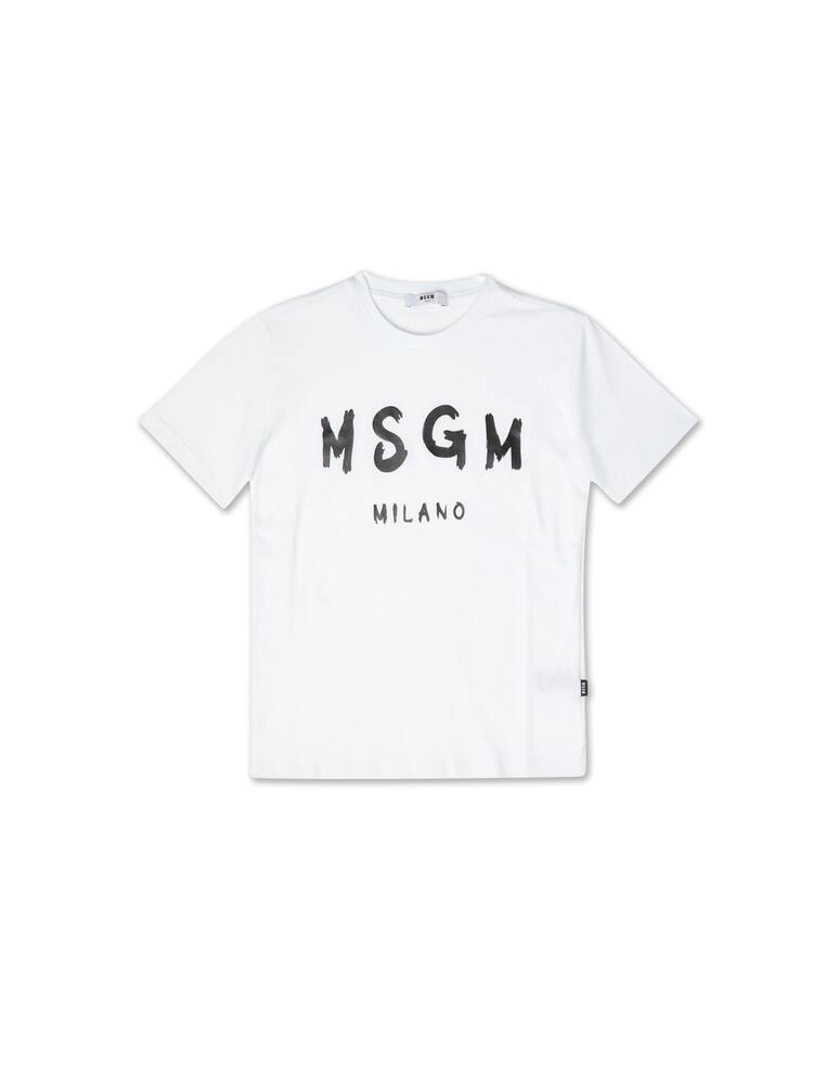 MSGM Jersey unisex short sleeve t-shirt - Bianco - picture 1 MSGM Jersey unisex short sleeve t-shirt - Bianco - picture 1