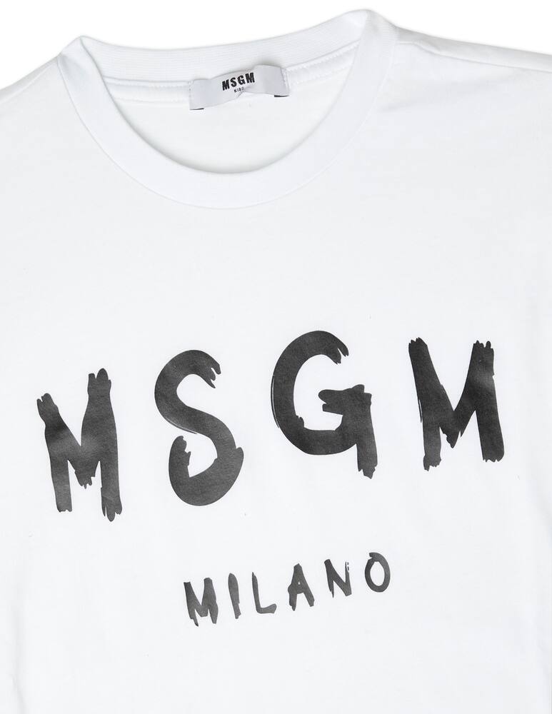 MSGM Jersey unisex short sleeve t-shirt - Bianco - picture 2 MSGM Jersey unisex short sleeve t-shirt - Bianco - picture 2