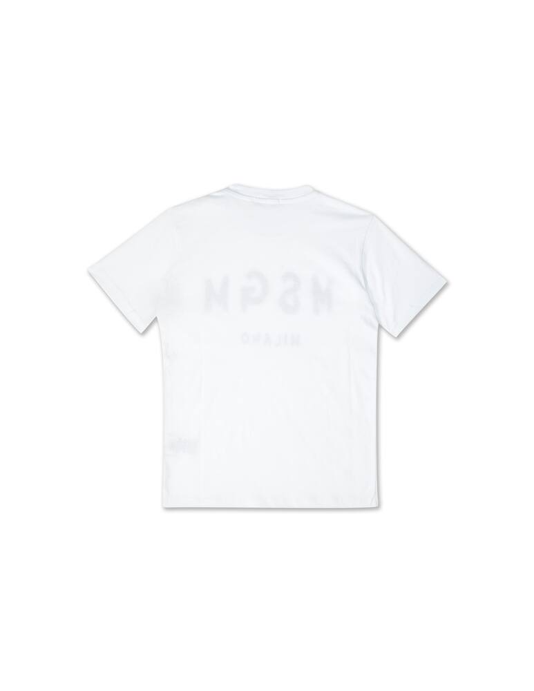 MSGM Jersey unisex short sleeve t-shirt - Bianco - picture 3 MSGM Jersey unisex short sleeve t-shirt - Bianco - picture 3