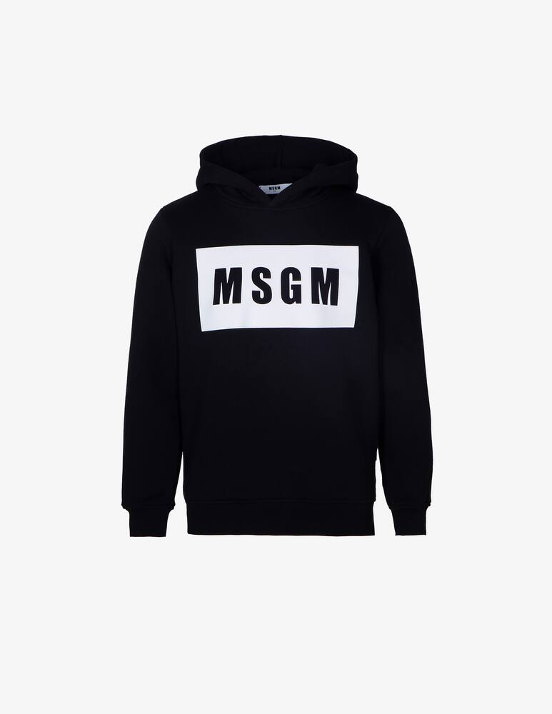MSGM Felpa in cotone - Nero - immagine 1
